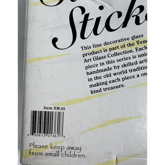 LS Arts Christmas Swizzle Sticks,‎ Venezia Art Glass Collection - Picture 4 of 5